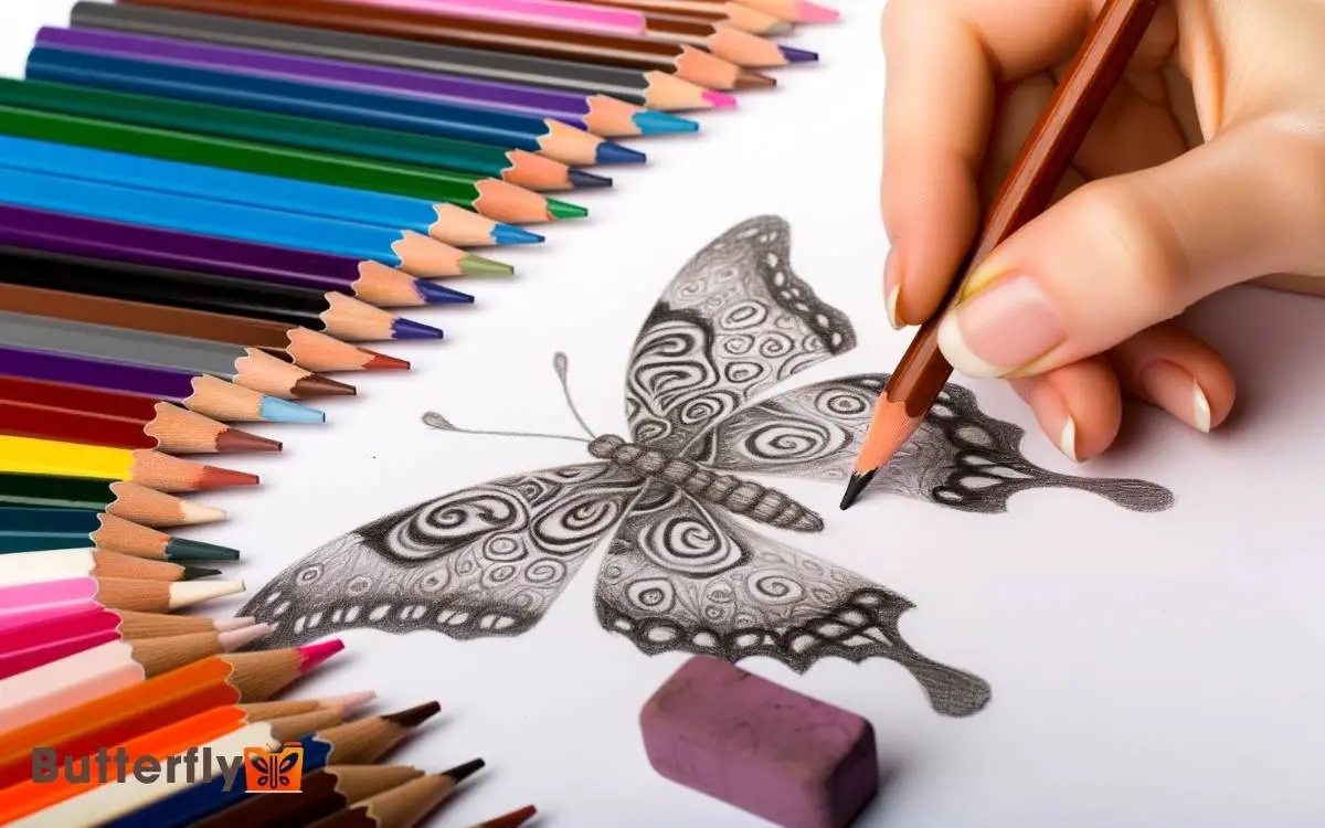 How To Draw A 3d Butterfly