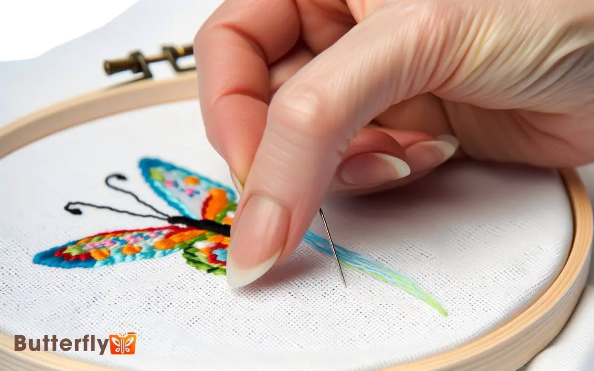 How To Embroider A Butterfly