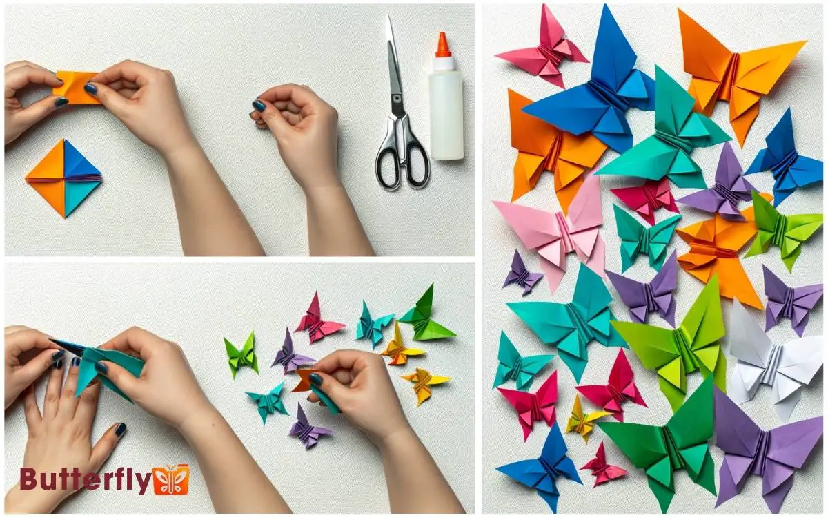 How To Make Paper Butterflies For Wall Step By Step