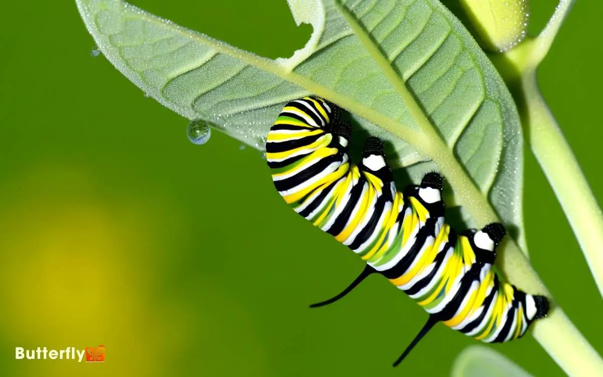 Image of Monarch Butterfly Caterpillar