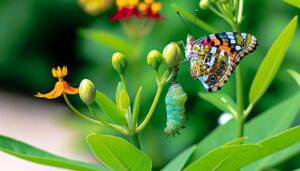 american lady butterfly development stages