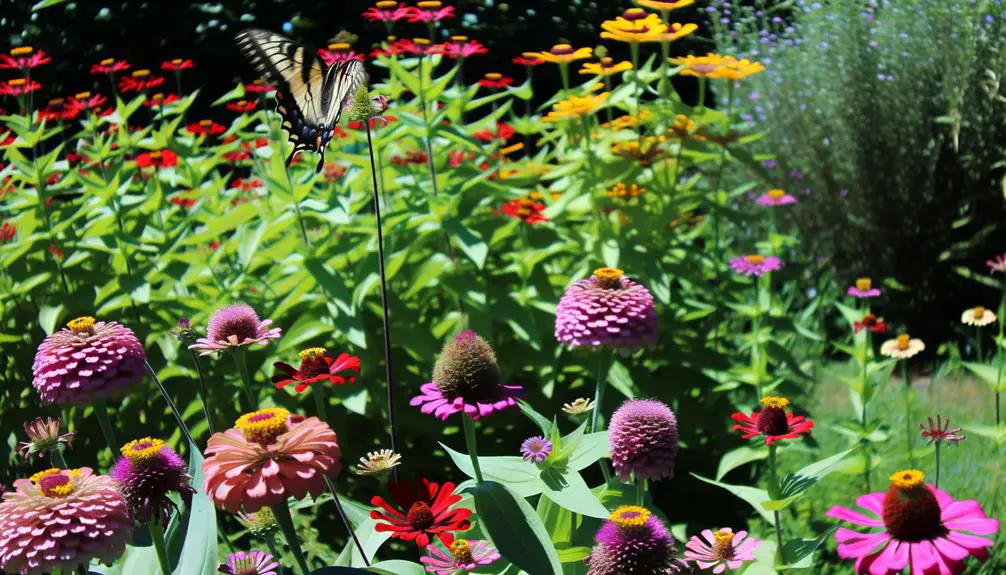 attract pollinators with flowers