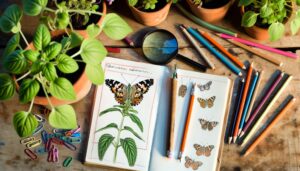 butterfly observation journal entry