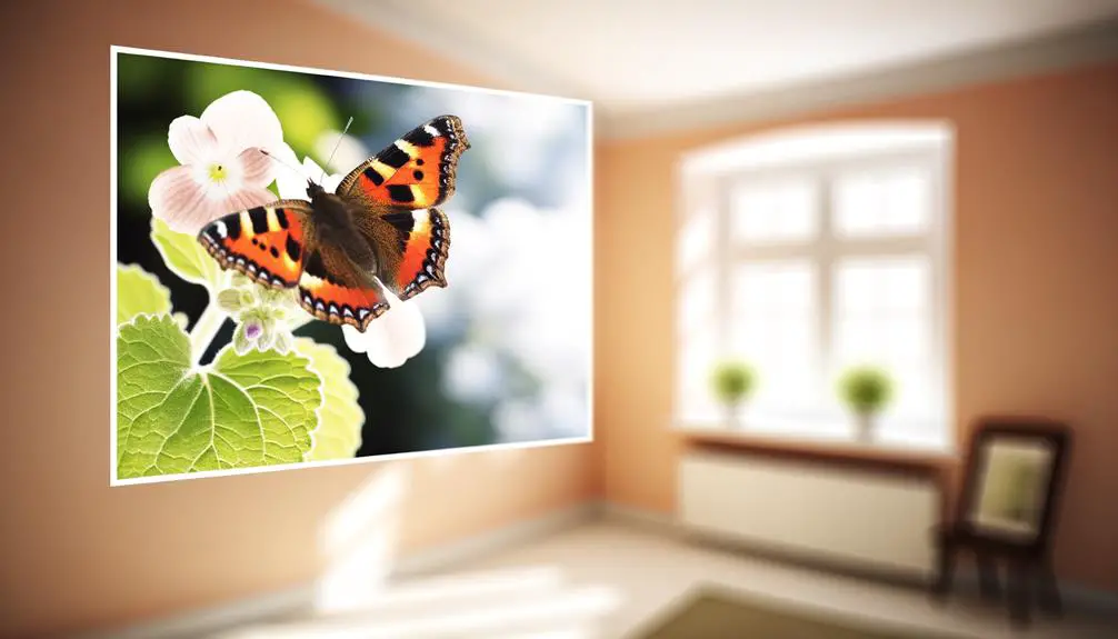 butterfly visit brings magic