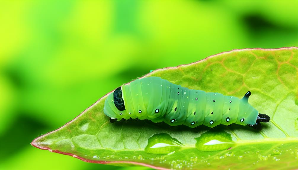 early developmental stage insect