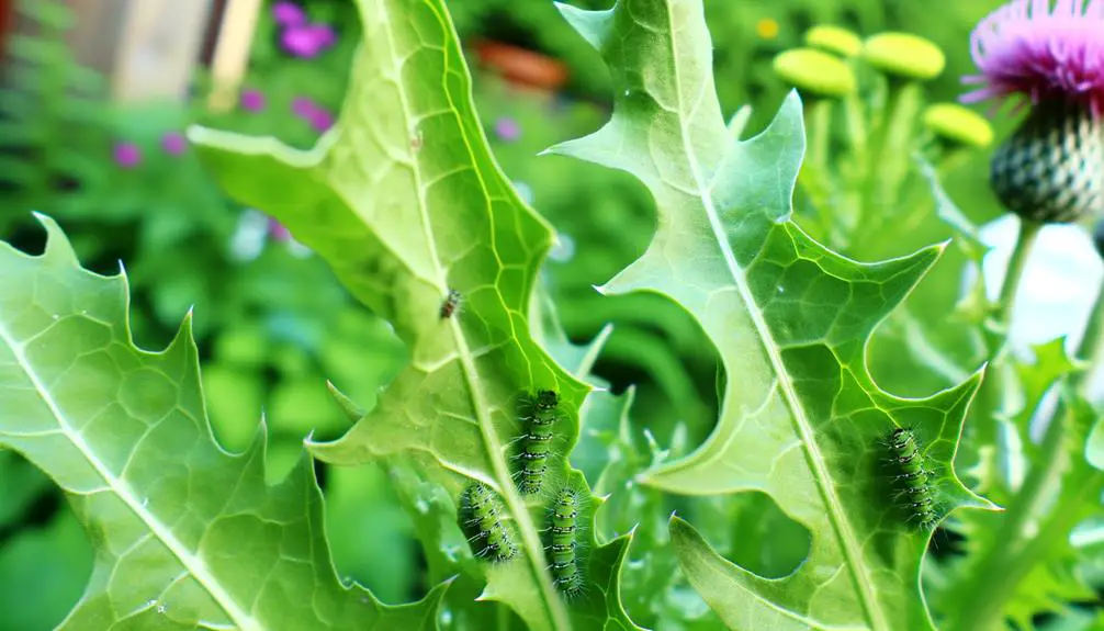 host plants for larvae