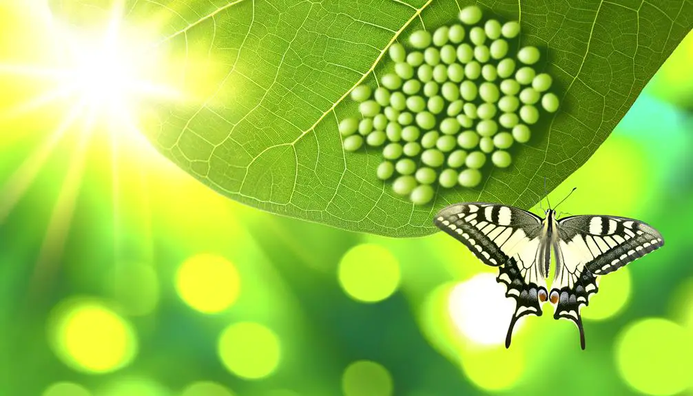 identifying tiger swallowtail eggs