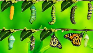 instar to butterfly duration