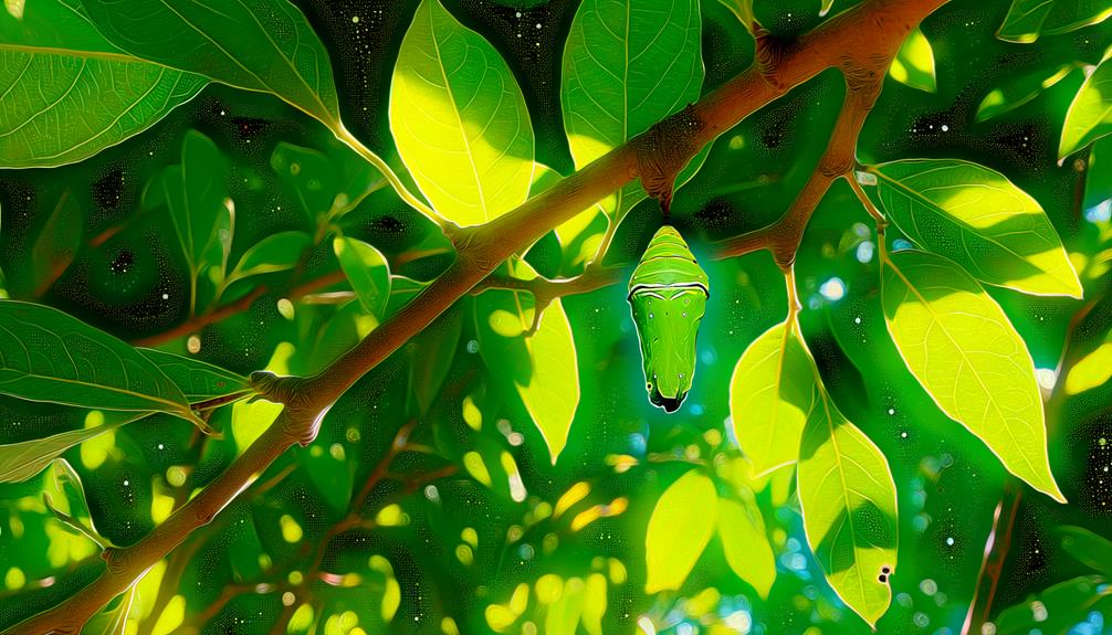 lush green tree limbs