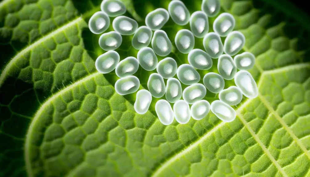 monarch butterfly eggs appearance