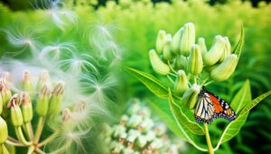 nurturing monarchs with milkweed