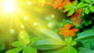 orange butterflies symbolize transformation joy change