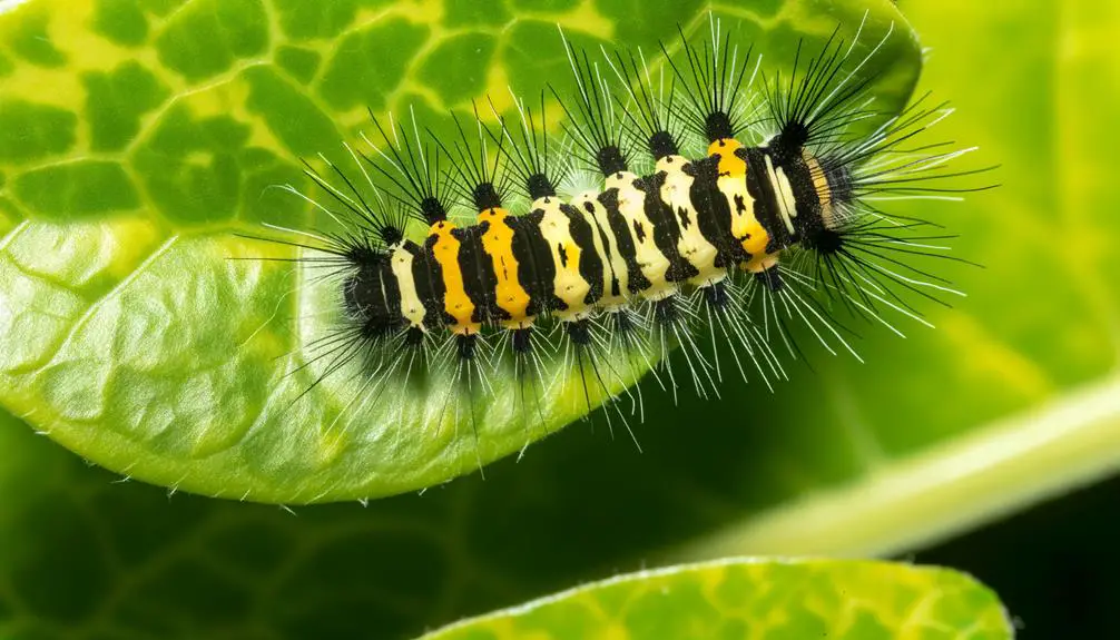 painted lady caterpillars appearance