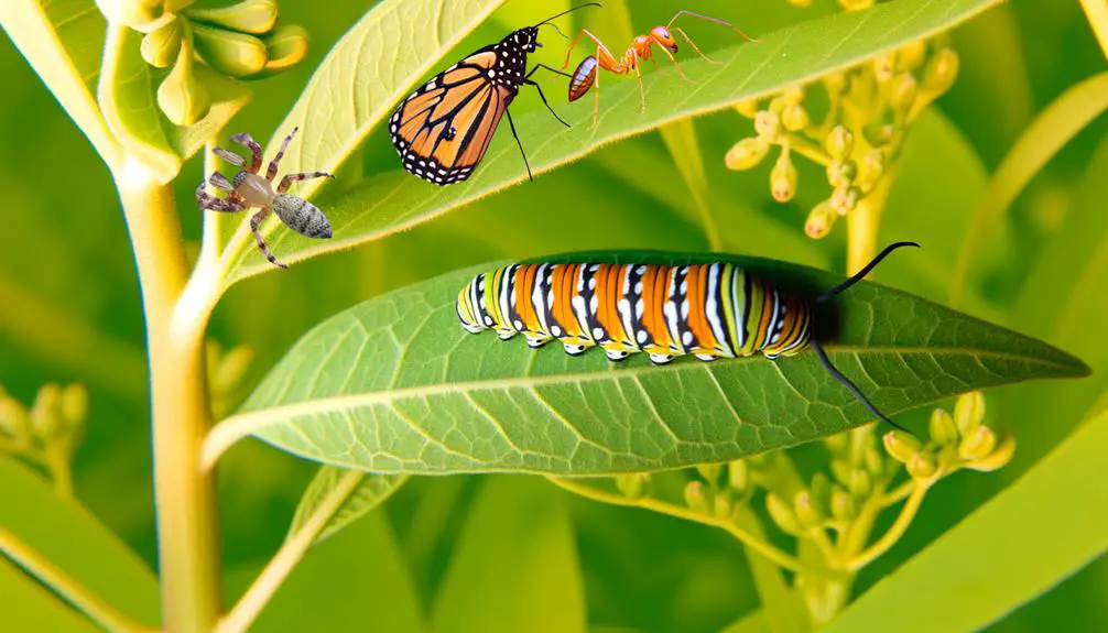 predators of monarch caterpillars