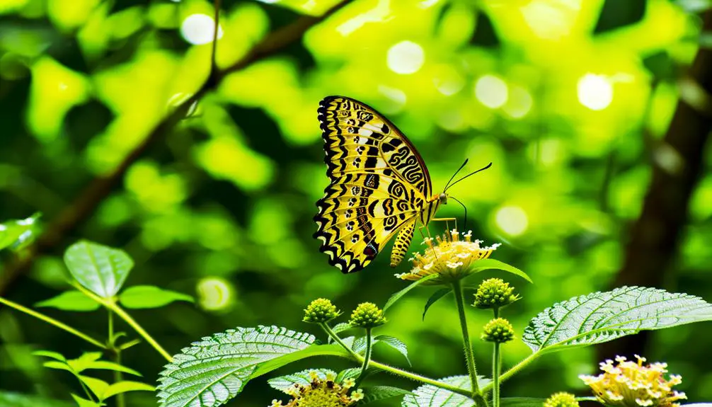 recognizing yellow butterfly species