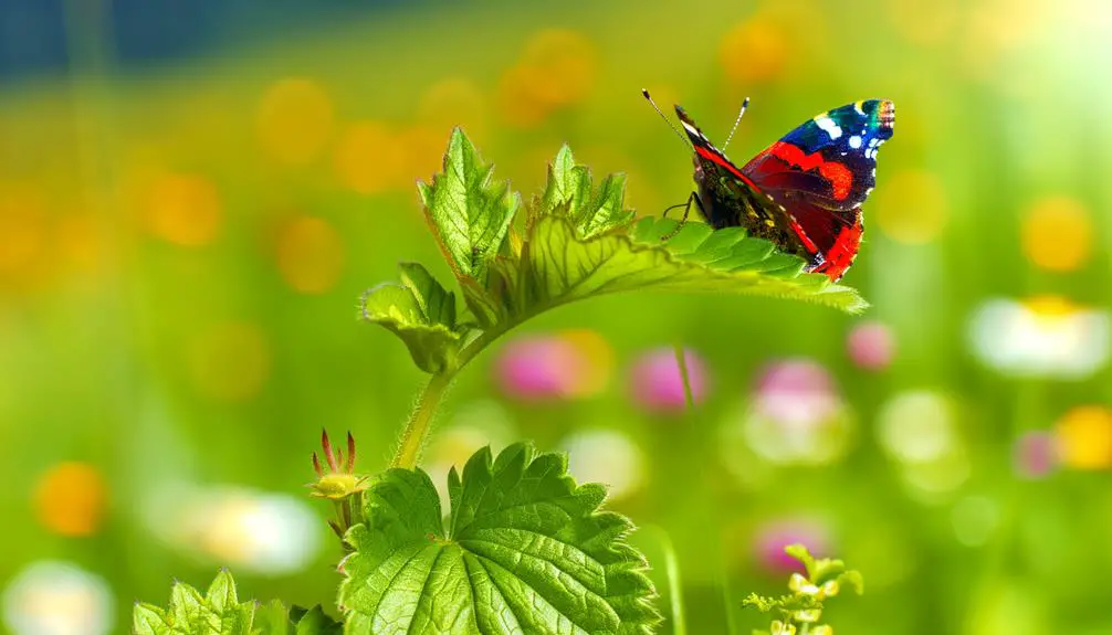 red admiral butterflies non poisonous species