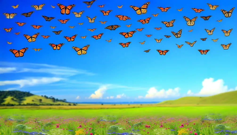 seasonal butterfly movement trends