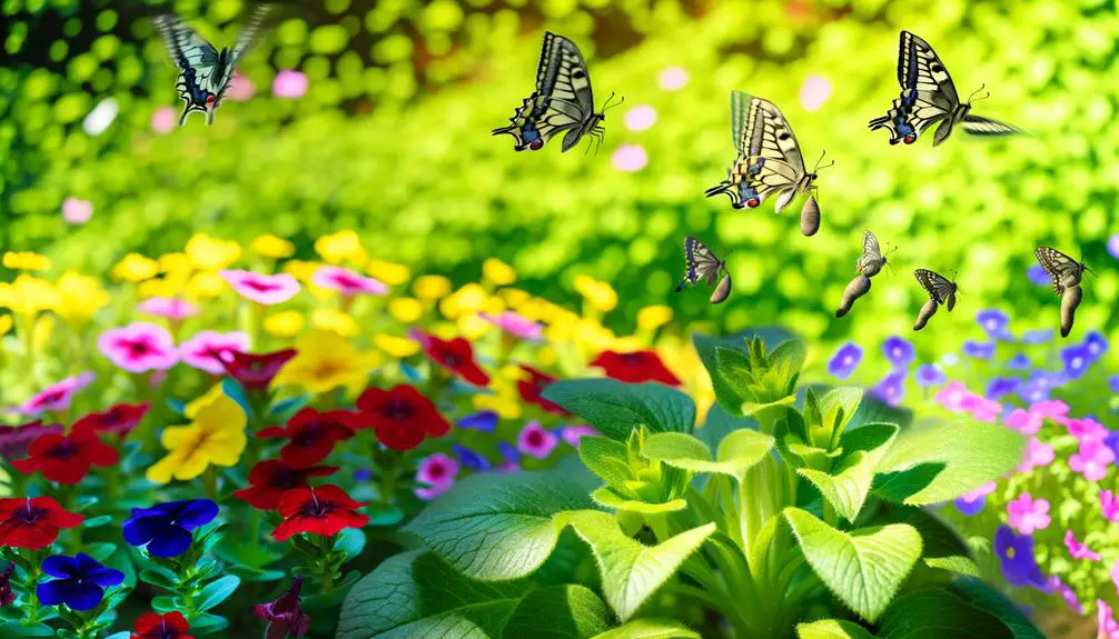 swallowtail butterflies egg laying timeline