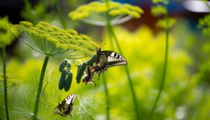 swallowtail butterflies egg locations