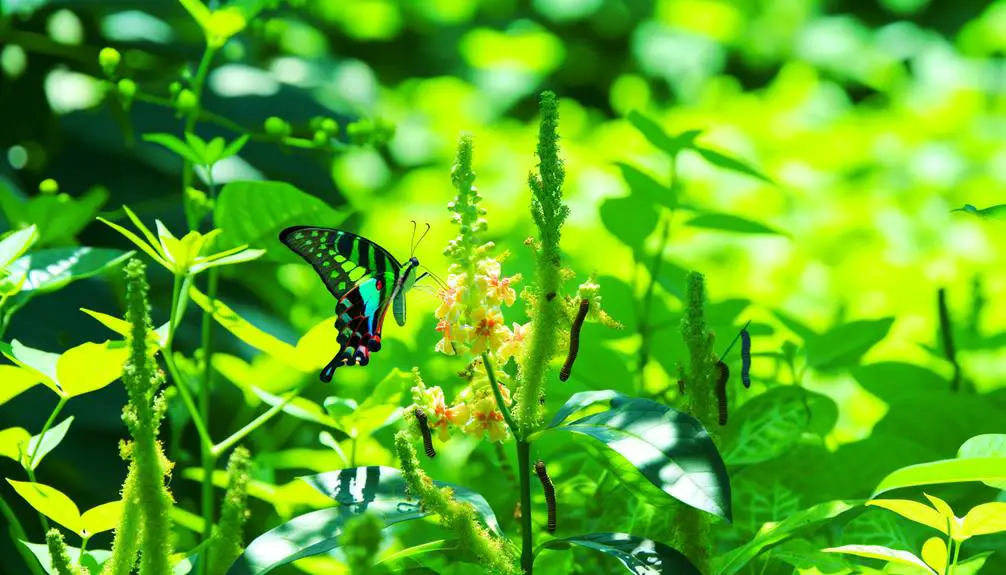 swallowtail butterfly diet