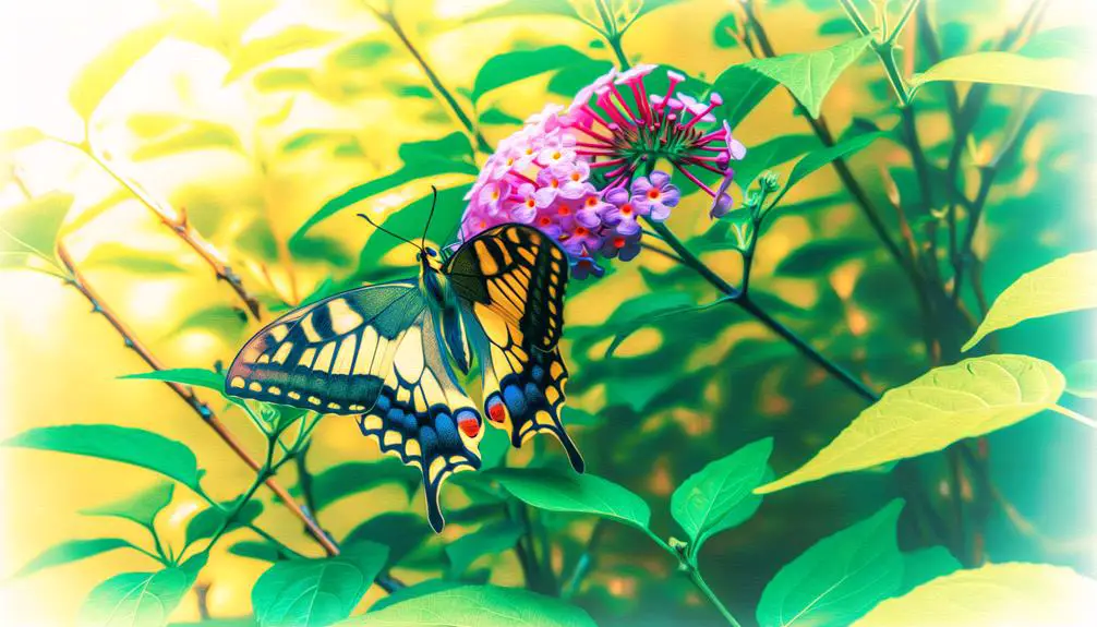 swallowtail butterfly image captured