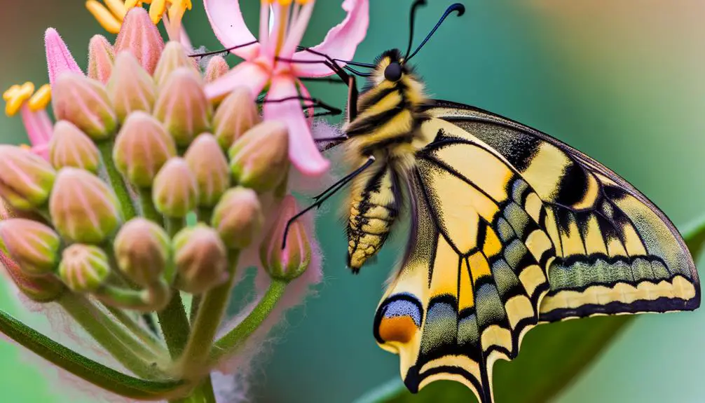 swallowtail butterfly yellow black